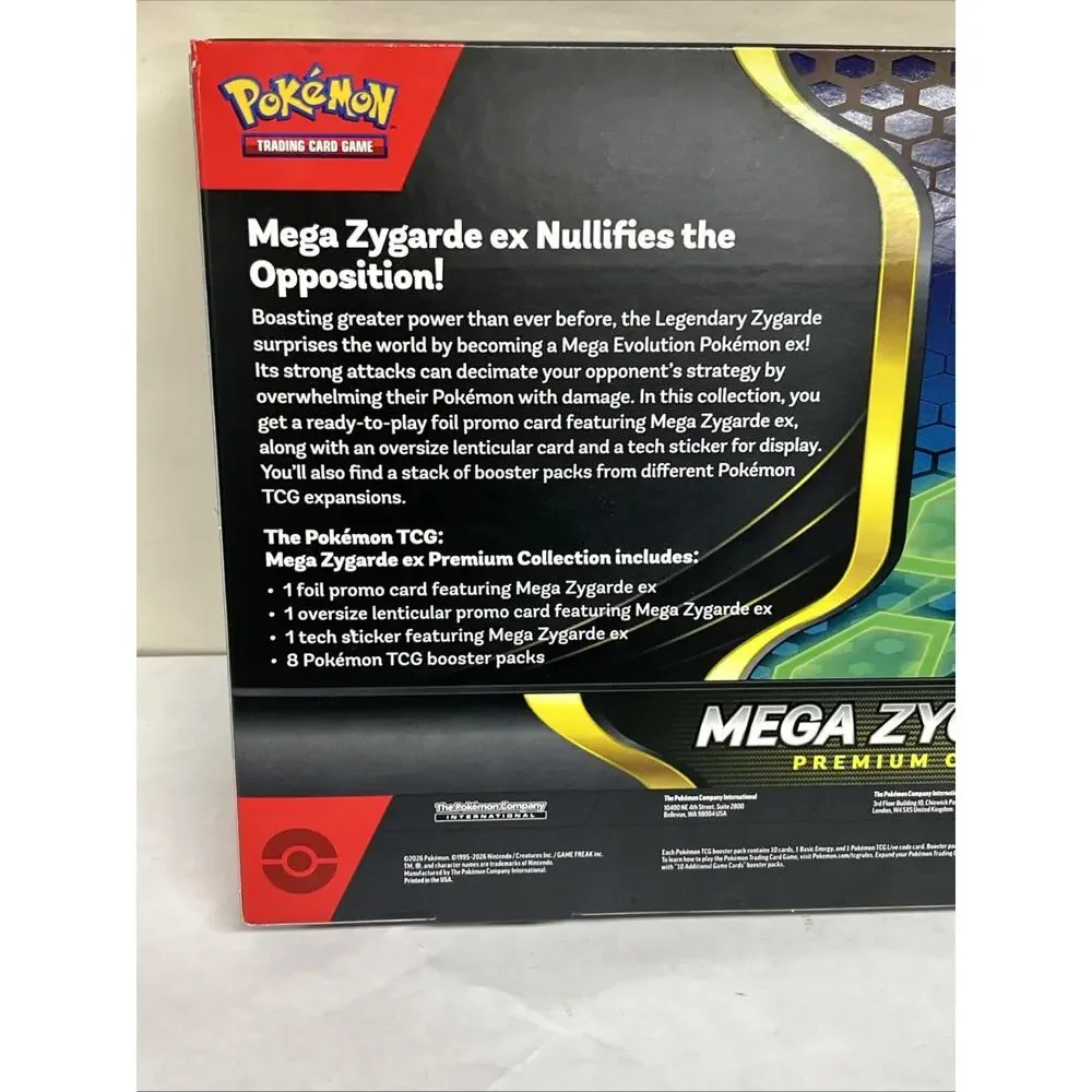 Pokemon Mega Zygarde ex Premium Collection Box SEALED NEW
